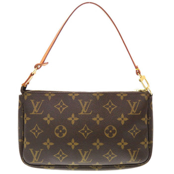 Louis Vuitton Pouch M51980 Monogram Canvas Brown Monogram Pochette Accessories Women