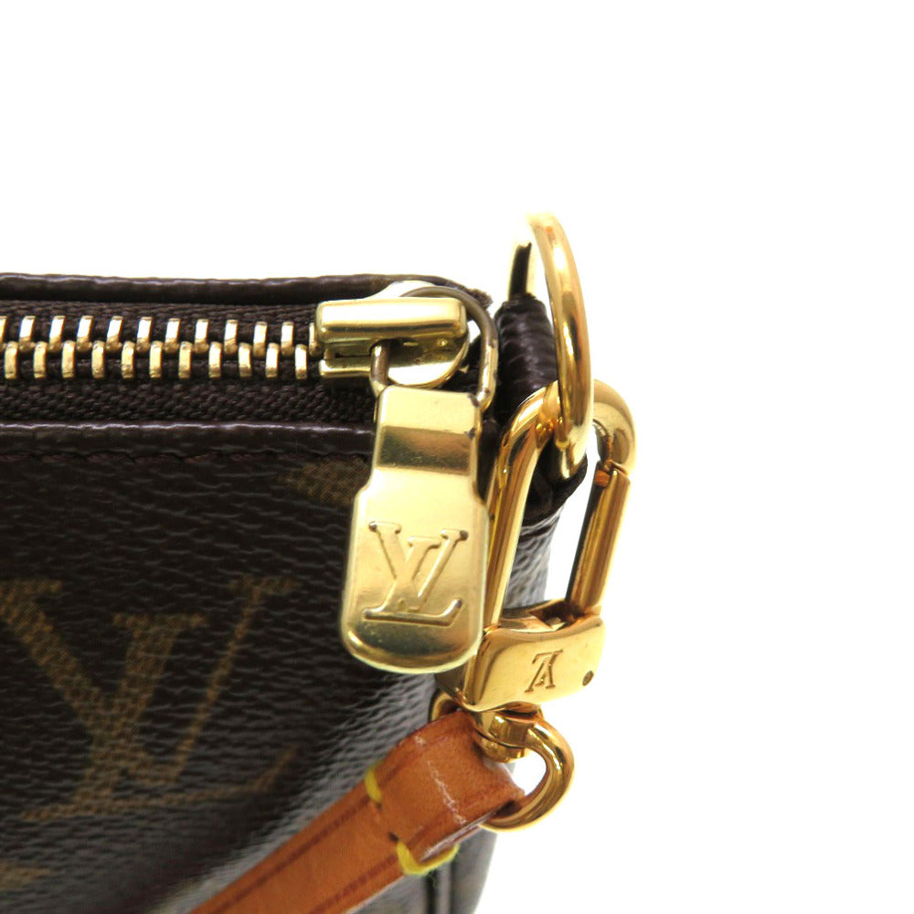 Louis Vuitton Pouch M51980 Monogram Canvas Brown Monogram Pochette Accessories Women