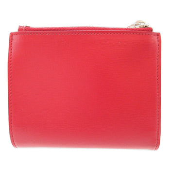 Saint Laurent Paris Bifold Wallet 538683 Leather Red Women