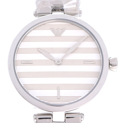 Emporio Armani Watches Quartz Ar-11195 Stainless Steel Border Quartz Women
