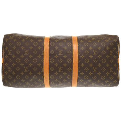 Louis Vuitton Boston Duffel Bag M41414 Monogram Canvas Brown Monogram Keepall Bandouliere55 Mens