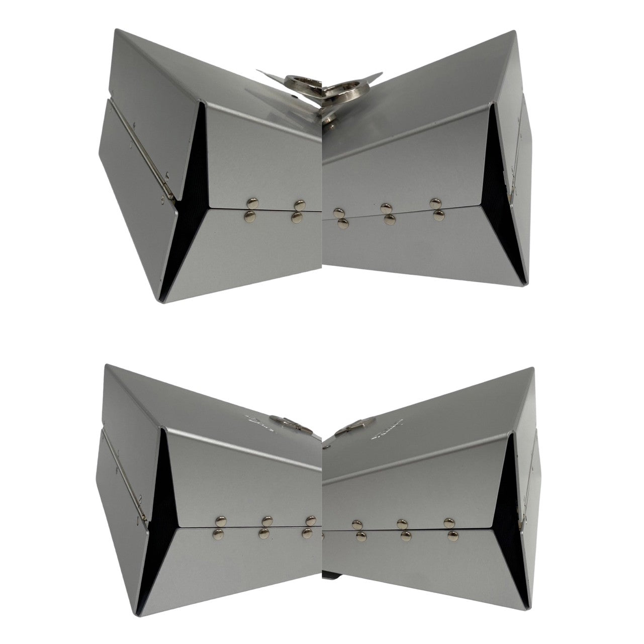 Salvatore Ferragamo Handbag Aluminum Silver Gancini Women