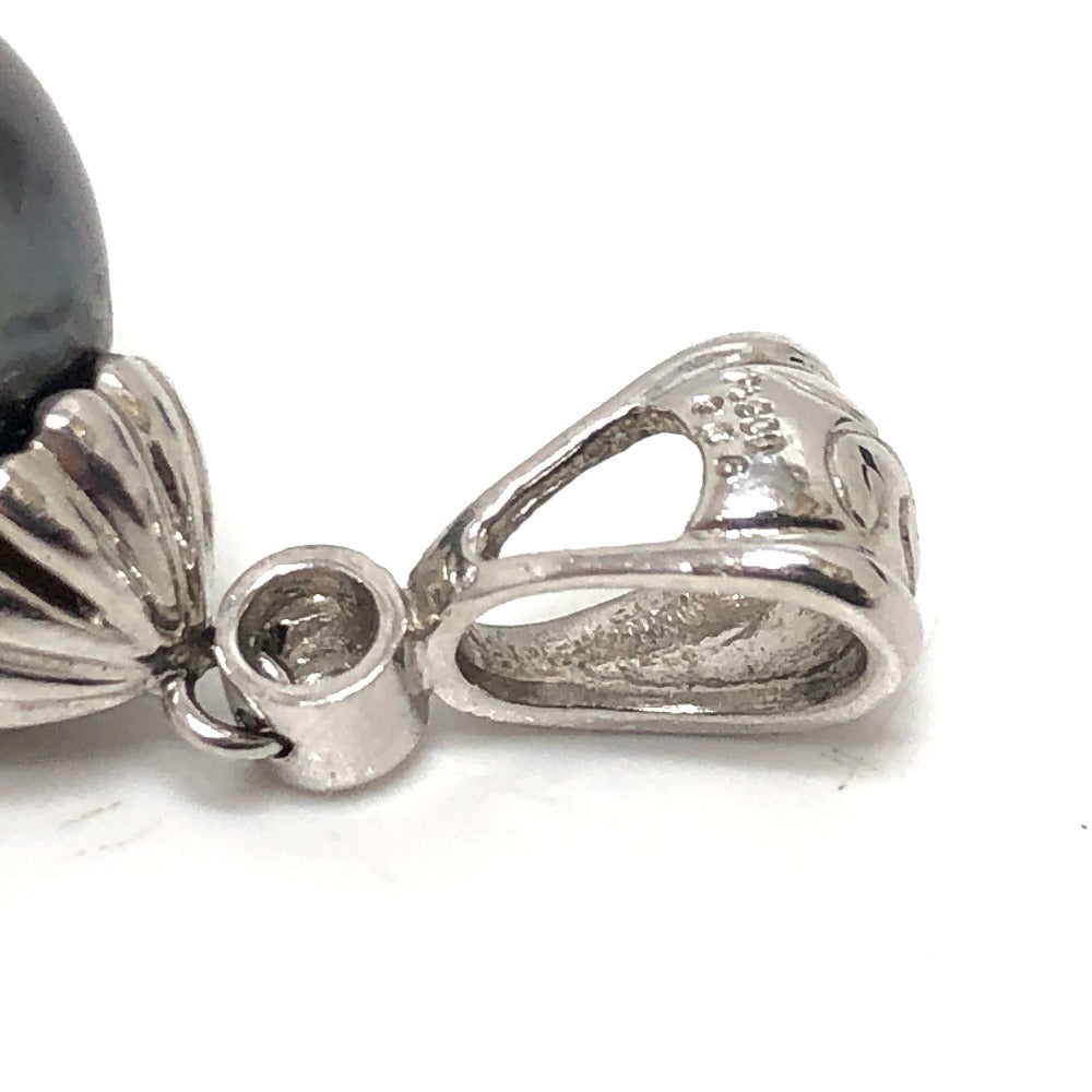 Jewelry Pendant Top Pearl Silver Pt900 Black Pearl Women