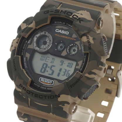 Casio Watches Quartz Gd-120Cm Stainless Steel, Resin Type Brown G Shock Camouflage Camouflage Dial