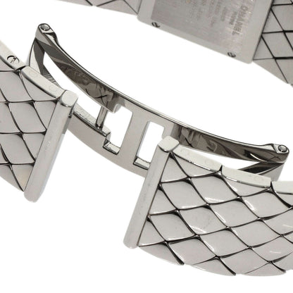 Chanel Watches Quartz H0489 Stainless Steel, Stainless Steel, Diamond Silver Matrasse Diamond Black