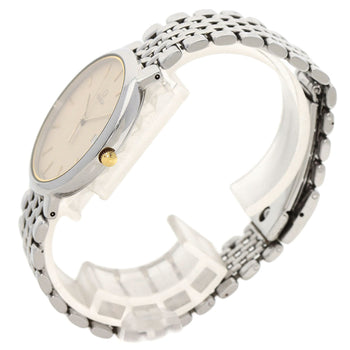 Omega Watches Quartz Stainless Steel , Stainless Steel Silver De Ville Ivory Dial Mens