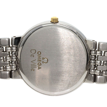 Omega Watches Quartz Stainless Steel , Stainless Steel Silver De Ville Ivory Dial Mens