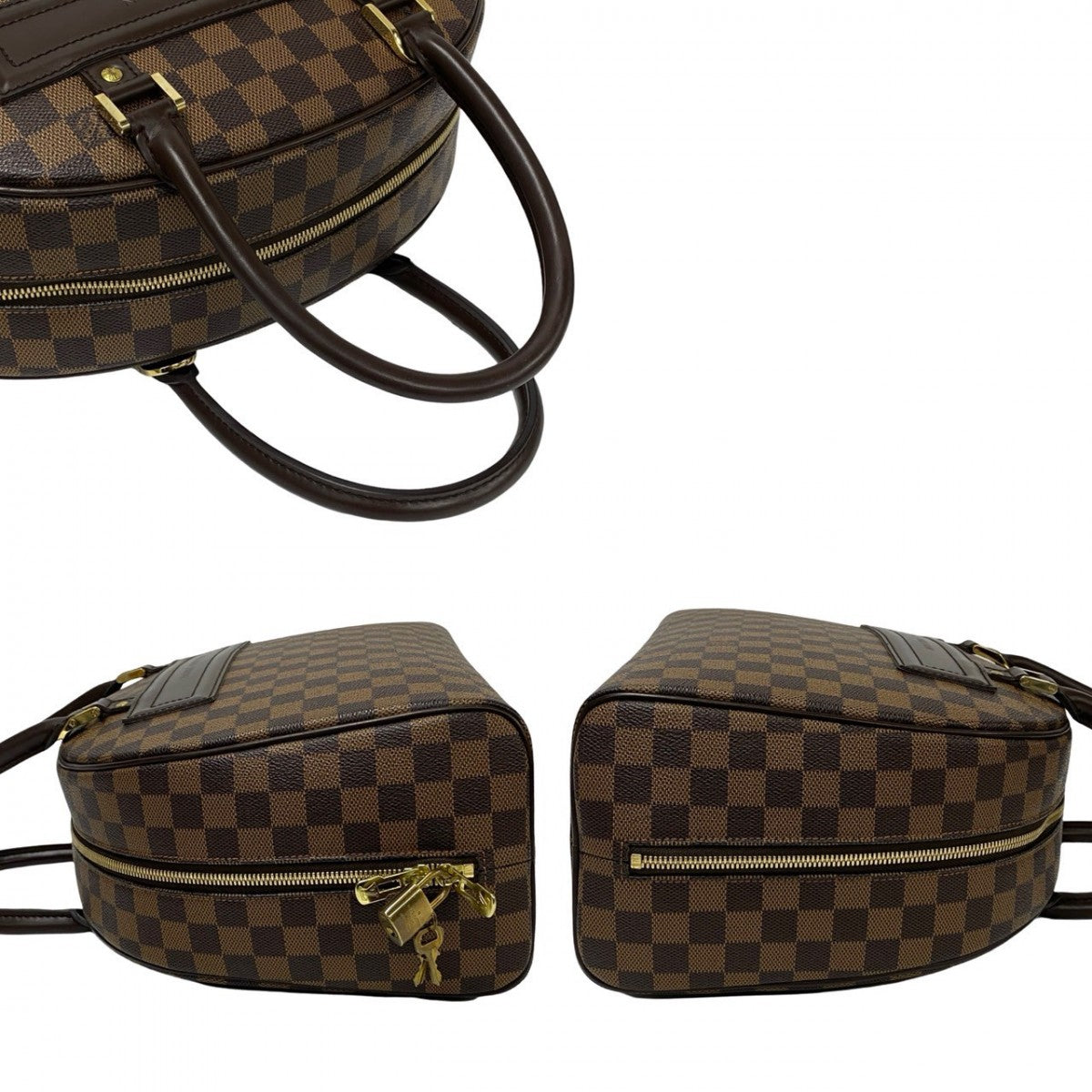Louis Vuitton Handbag N41455 Leather, Pvc Brown Damier Norita Women(Unisex)
