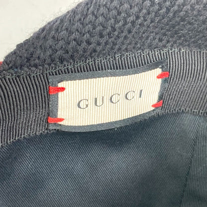 Gucci Cap 439029 Cotton, Wool, Acrylic Red Knit Hat Check S