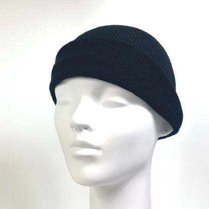 Gucci Knit Hat Wool Black Sherry Line Mens M