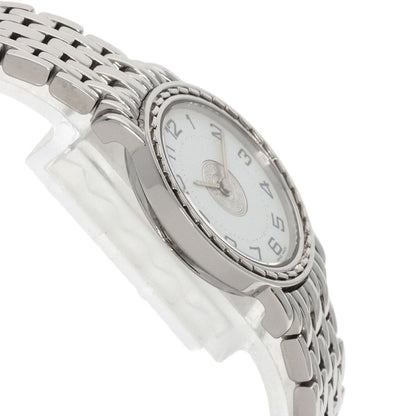 Hermes Watches Quartz Se4.210 Stainless Steel Silver Serie White Dial
