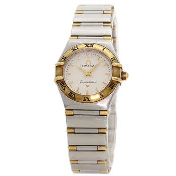 Omega Watches Quartz 1362.70 Stainless Steel , Ssxk18Yg , K18Yg Gold Constellation Ivory Dial Women