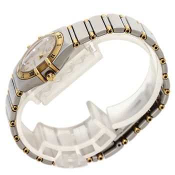 Omega Watches Quartz 1362.70 Stainless Steel , Ssxk18Yg , K18Yg Gold Constellation Ivory Dial Women
