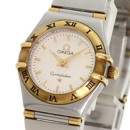 Omega Watches Quartz 1362.70 Stainless Steel , Ssxk18Yg , K18Yg Gold Constellation Ivory Dial Women