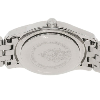 Gucci Watches Quartz 5500L Stainless Steel , Stainless Steel Silver Round Face Black Dial Women