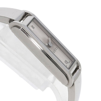 Gucci Watches Quartz 109 Stainless Steel , Stainless Steel Silver Square Face 2P Diamond Silver
