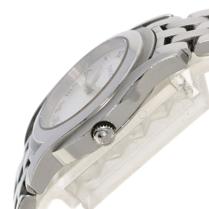 Gucci Watches Quartz 5500L Stainless Steel , Stainless Steel Silver Round Face Silver Dial Women