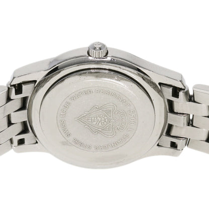 Gucci Watches Quartz 5500L Stainless Steel , Stainless Steel Silver Round Face Silver Dial Women