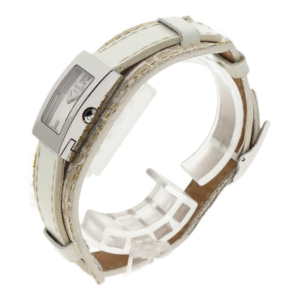 Christian Dior Watches Quartz D78-109 Stainless Steel, Leather Silver Maris Silver Dial Women