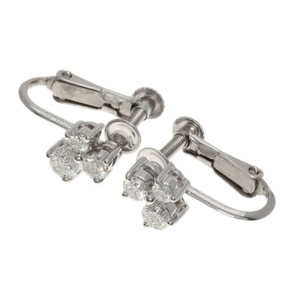 De Beers Earring K18Wg Silver Diamond Cocktail Fizz Women