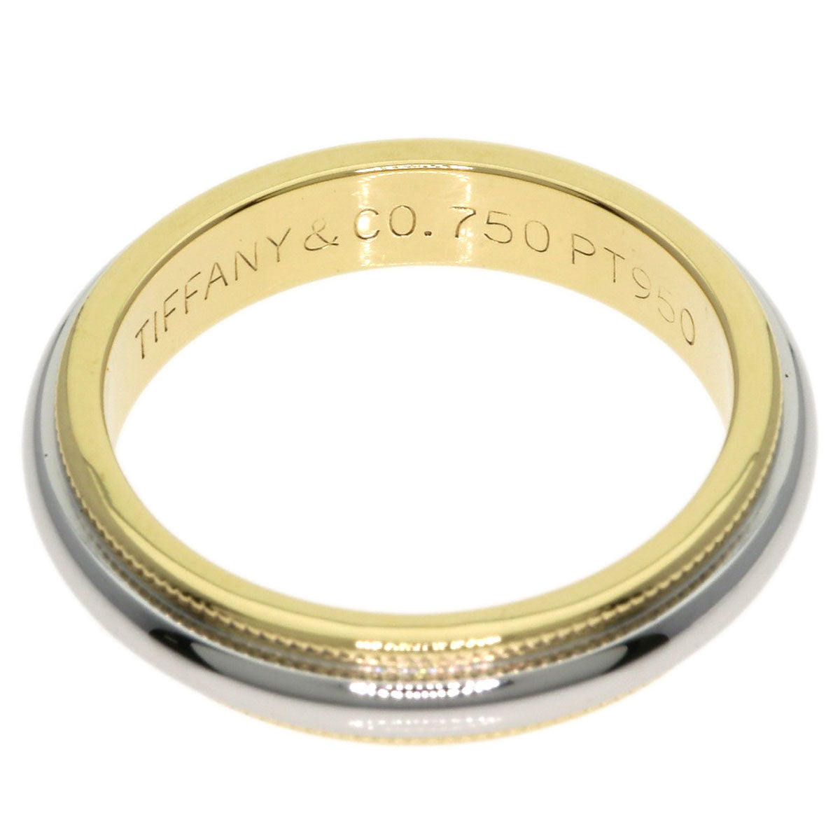 Tiffany&Co. Ring 18K Yellow Gold Gold Milgrain