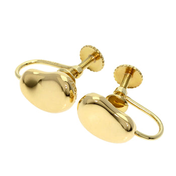 Tiffany&Co. Earring 18K Yellow Gold Gold Bean Women