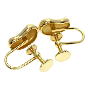 Tiffany&Co. Earring 18K Yellow Gold Gold Bean Women