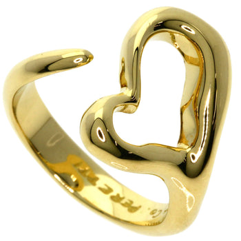 Tiffany&Co. Ring 18K Yellow Gold Gold Open Heart Women