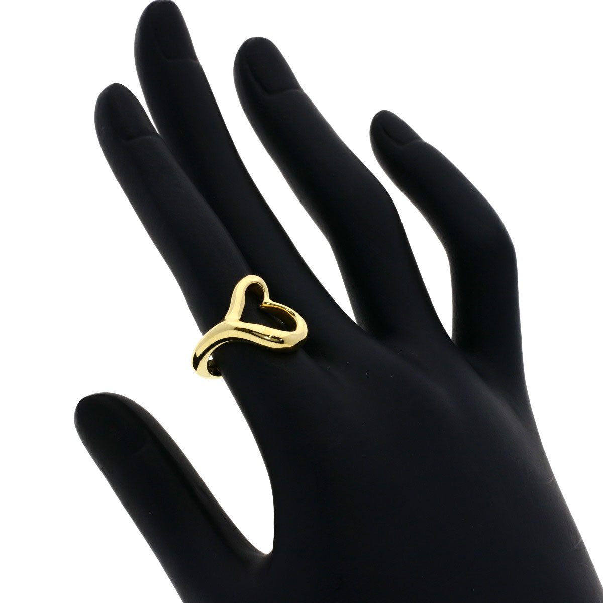 Tiffany&Co. Ring 18K Yellow Gold Gold Open Heart Women