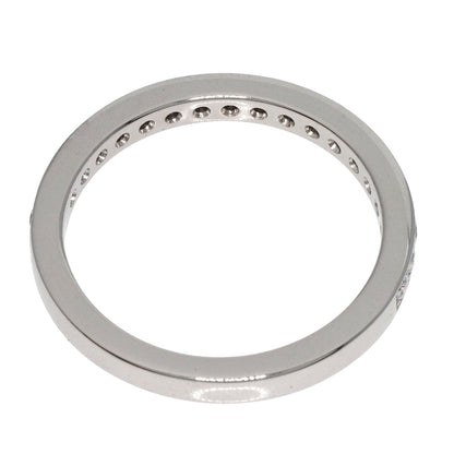 Bvlgari Ring Pt950 Silver Dedicata A Venezia Half Eternity Diamond #51 Women
