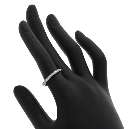 Bvlgari Ring Pt950 Silver Dedicata A Venezia Half Eternity Diamond #51 Women