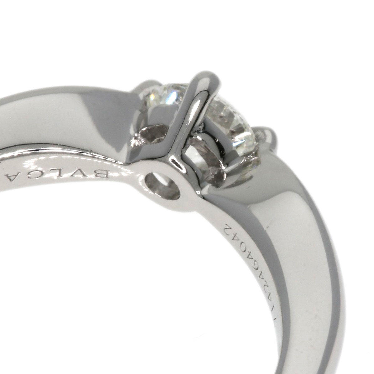 Bvlgari Ring Pt950 Silver Dedicated To Venice Diamond