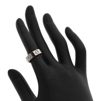 Cartier Ring K18Wg Silver Love Ring #47 Women