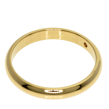 Cartier Ring 18K Yellow Gold Gold Classic Wedding 1P Diamond #48