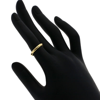 Cartier Ring 18K Yellow Gold Gold Classic Wedding 1P Diamond #48