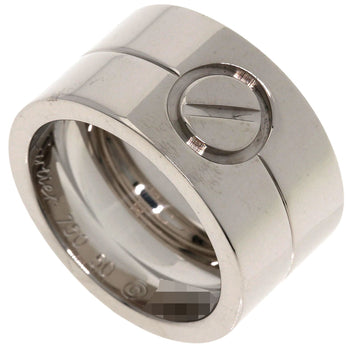 Cartier Ring K18Wg Silver High Love Ring #50