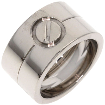 Cartier Ring K18Wg Silver High Love Ring #50