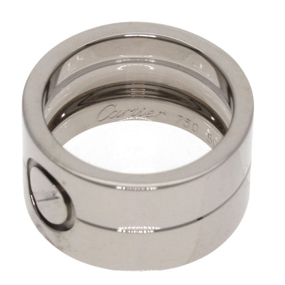 Cartier Ring K18Wg Silver High Love Ring #50