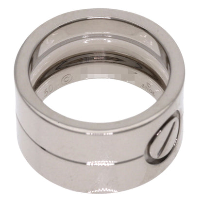 Cartier Ring K18Wg Silver High Love Ring #50