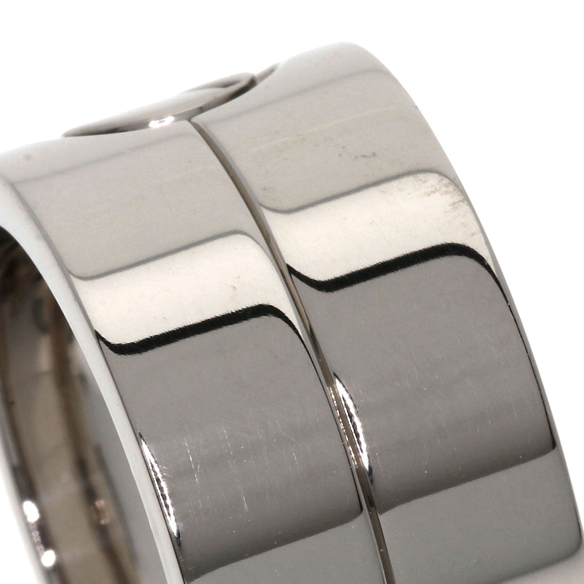 Cartier Ring K18Wg Silver High Love Ring #50