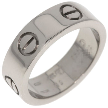 Cartier Ring K18Wg Silver Love Ring #50 Women