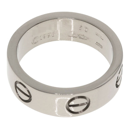 Cartier Ring K18Wg Silver Love Ring #50 Women