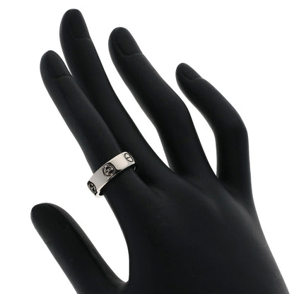 Cartier Ring K18Wg Silver Love Ring #50 Women