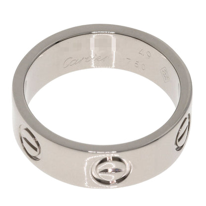 Cartier Ring K18Wg Silver Love Ring #49 Women