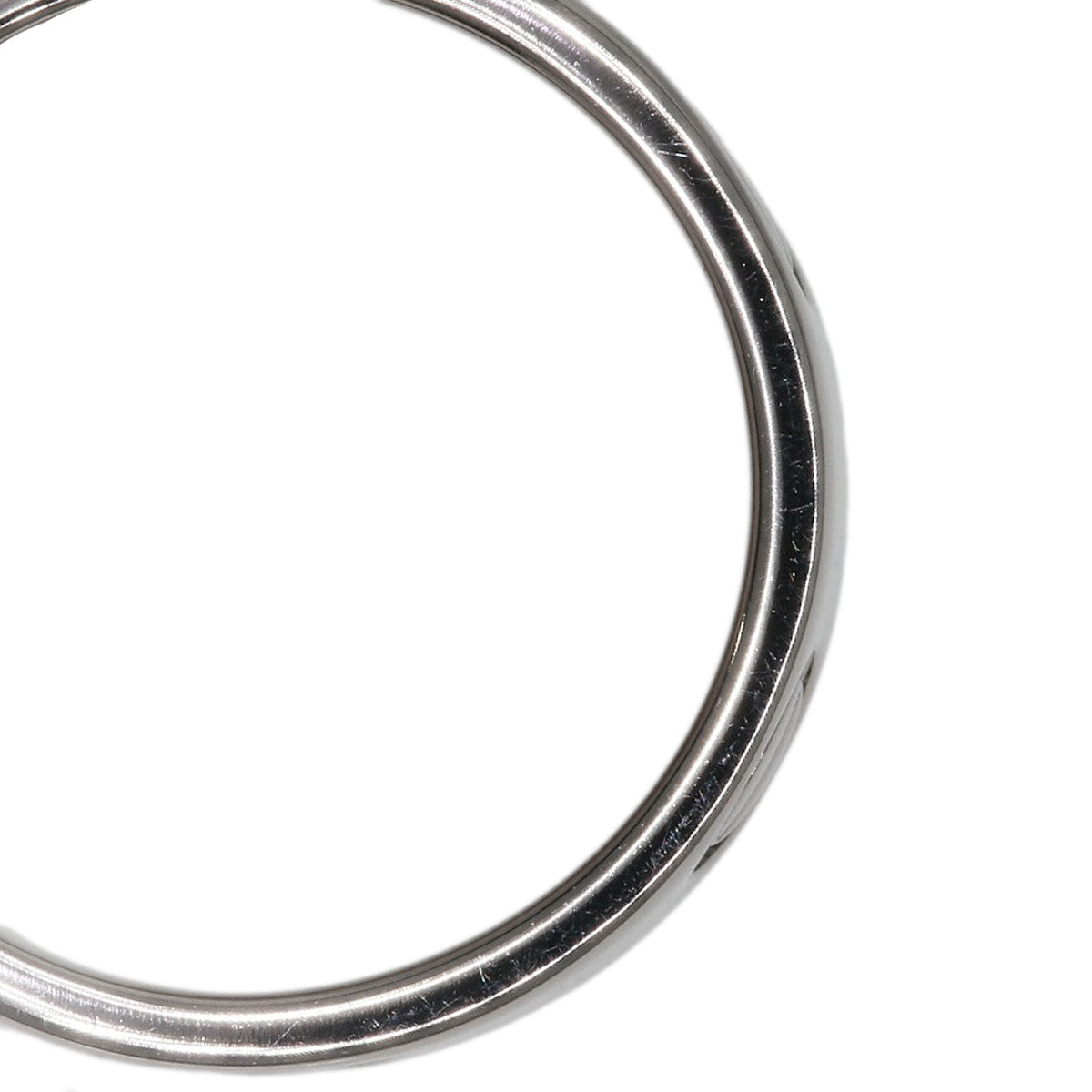 Cartier Ring K18Wg Silver Love Ring #49 Women