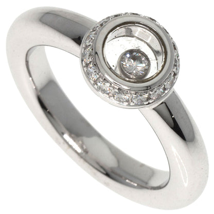 Chopard Ring K18Wg Silver Happy Diamond