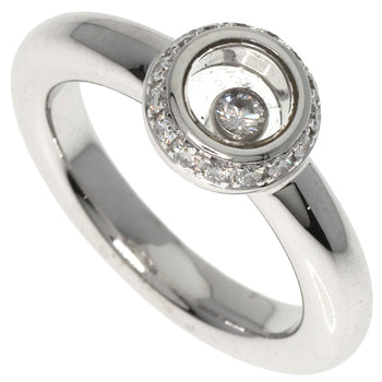 Chopard Ring K18Wg Silver Happy Diamond