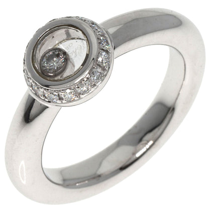 Chopard Ring K18Wg Silver Happy Diamond
