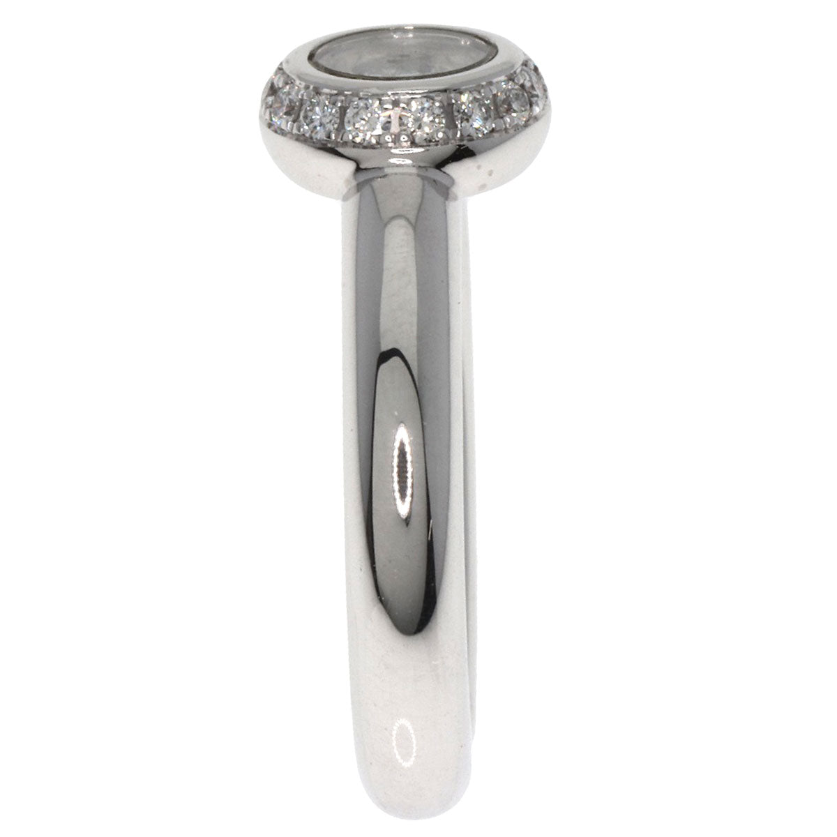 Chopard Ring K18Wg Silver Happy Diamond