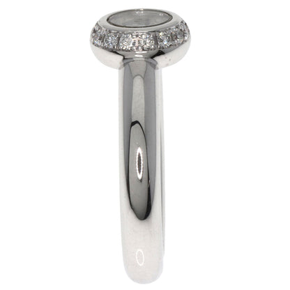 Chopard Ring K18Wg Silver Happy Diamond